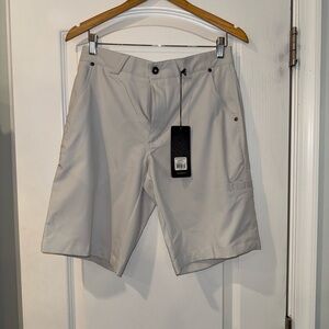 OGIO Gray Flat Front Shorts with Minimalist Design NWT